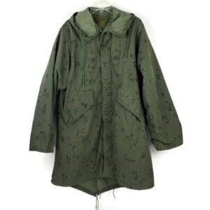 Vintage UO Selma Apparel Military Lined Green Desert Camo Parka Jacket Unisex M